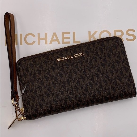 Michael Kors Jet Set Travel Phone Wallet Wristlet - Picture 7 of 16